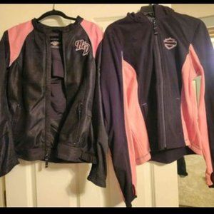 Harley Davidson Women's Pink Label 3-in-1 Mesh Riding Jacket
